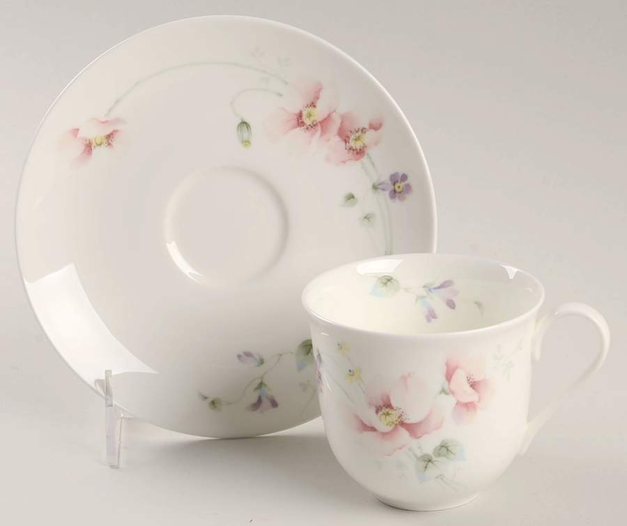 Bon Vivant Flat Cup & Saucer Set by Mikasa-1