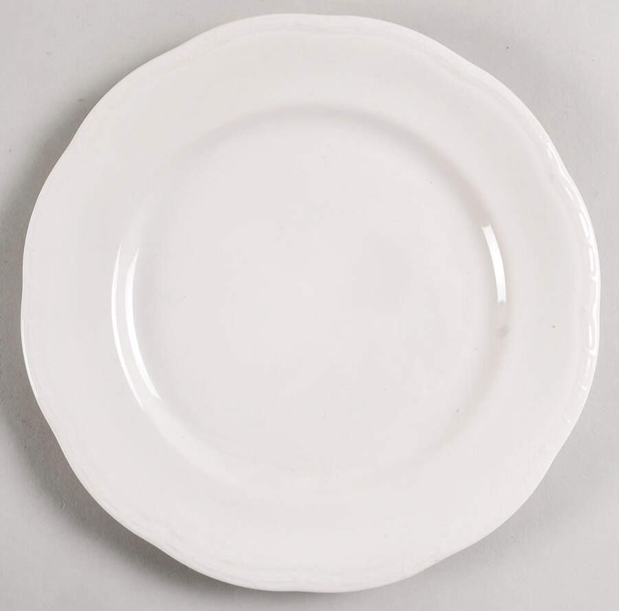 Bone White Salad Plate by Mikasa-1