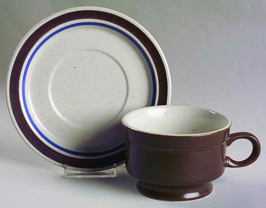 Boysenberry Footed Cup & Saucer Set by Mikasa-1