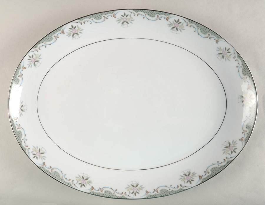 Bradford 16" Oval Serving Platter by Mikasa-1