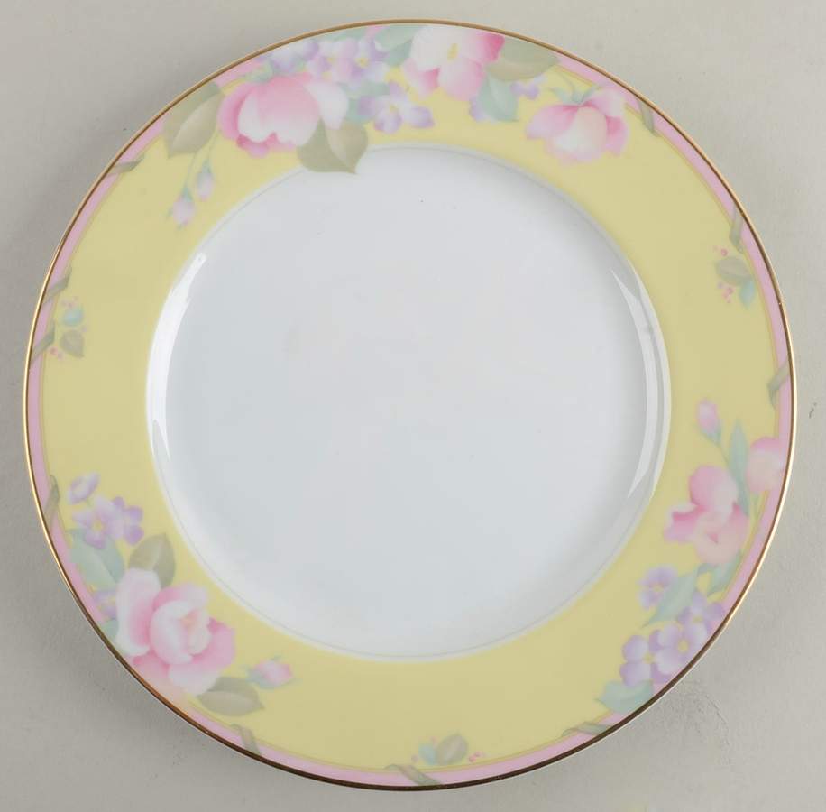 Braemar Yellow Salad Plate by Mikasa-1