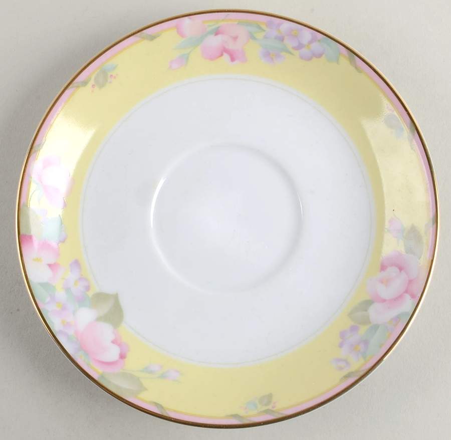 Braemar Yellow Saucer by Mikasa-1