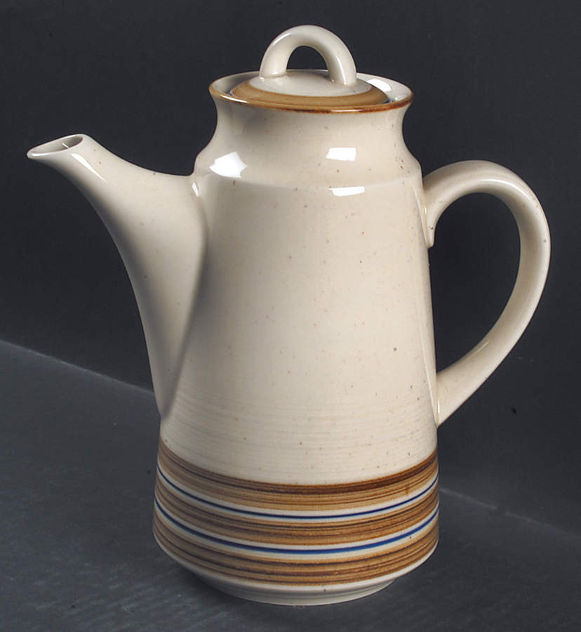Brown Bark Coffee Pot & Lid by Mikasa-1