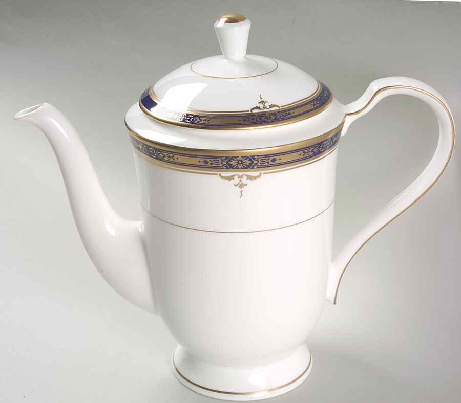 Britanny Blue Coffee Pot & Lid by Mikasa-1