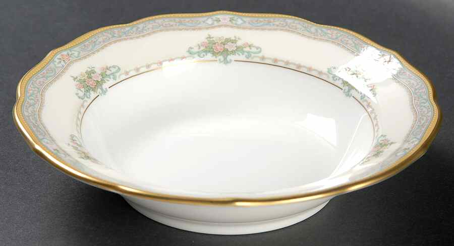 Bridal Bouquet Rim Fruit/Dessert (Sauce) Bowl by Mikasa-1