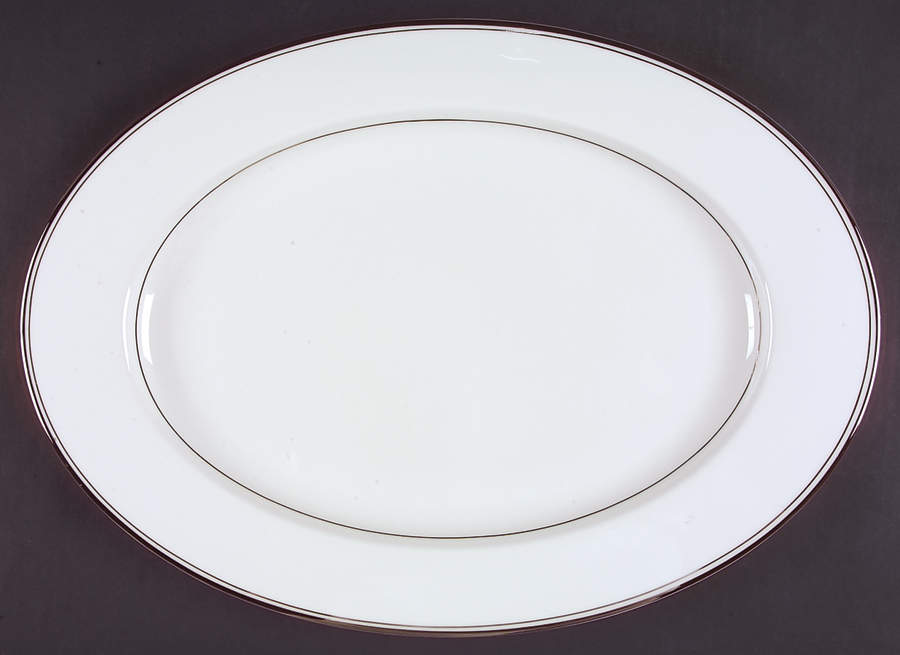 Briarcliffe 17" Oval Serving Platter by Mikasa-1