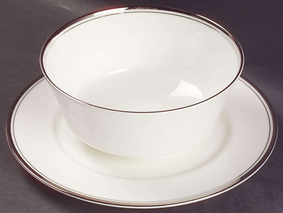Briarcliffe Gravy Boat with Attached Underplate by Mikasa-1