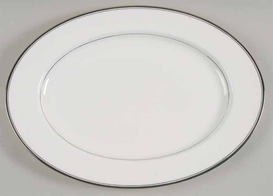 Briarcliffe 14" Oval Serving Platter by Mikasa-1