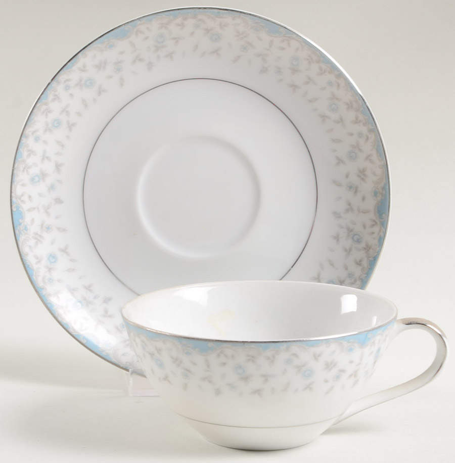 Briarcliffe Flat Cup & Saucer Set by Mikasa-1