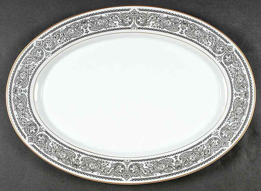 Brindisi 16" Oval Serving Platter by Mikasa-1
