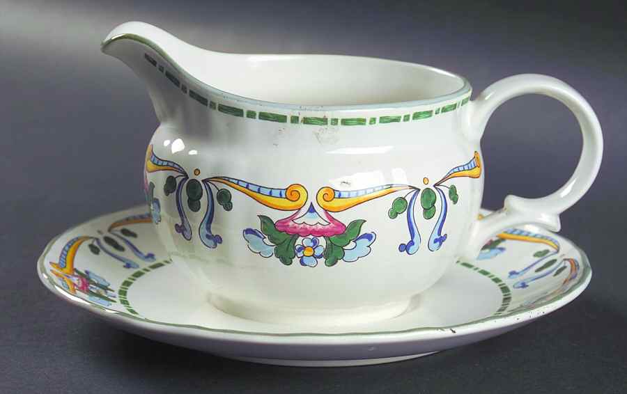 Brindisi Gravy Boat & Underplate by Mikasa-1