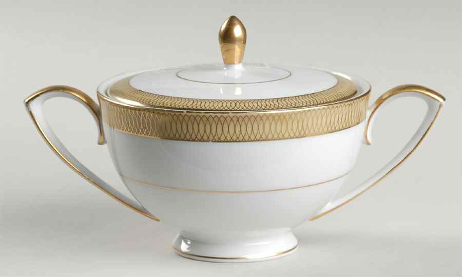 Bristol Sugar Bowl & Lid by Mikasa-1
