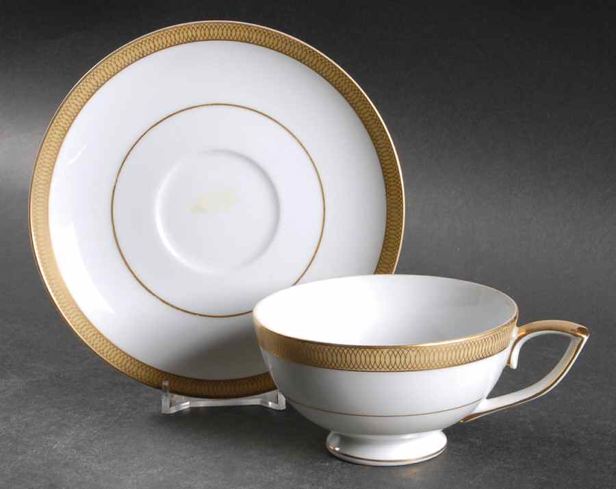Bristol Footed Cup & Saucer Set by Mikasa-1