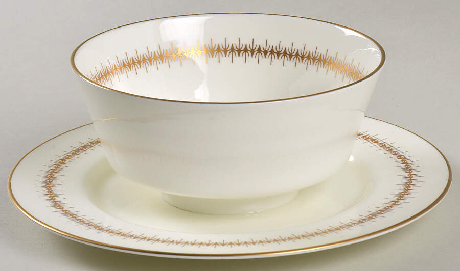 Bryn Mawr Gravy Boat with Attached Underplate by Mikasa-1