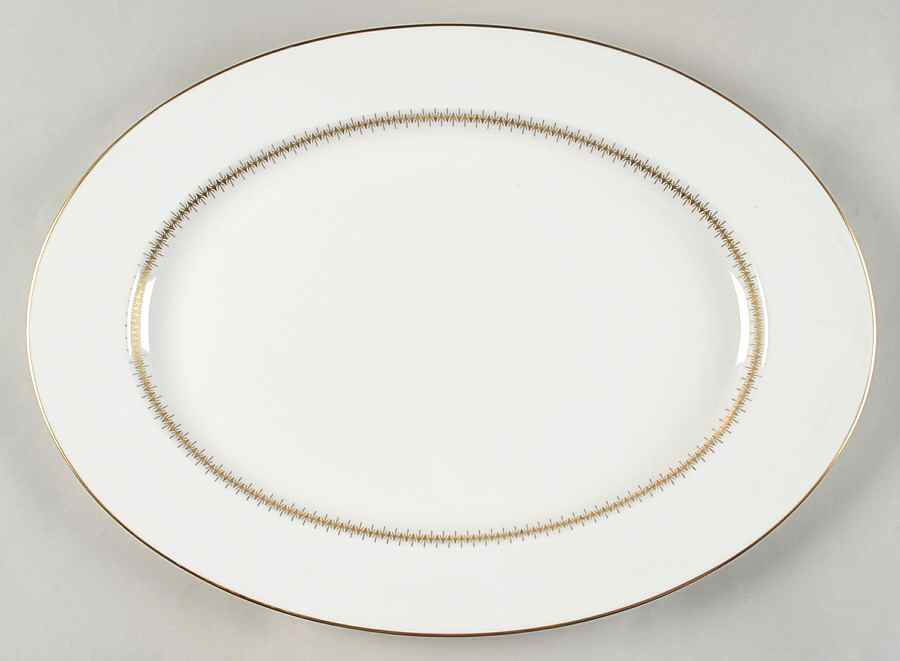 Bryn Mawr 17" Oval Serving Platter by Mikasa-1