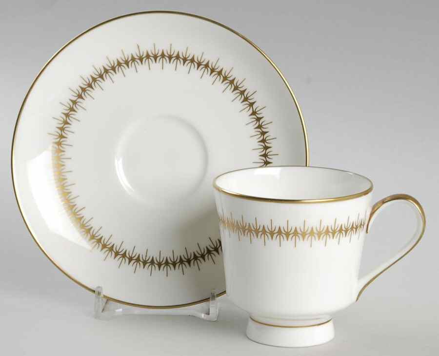 Bryn Mawr Footed Demitasse Cup & Saucer Set by Mikasa-1