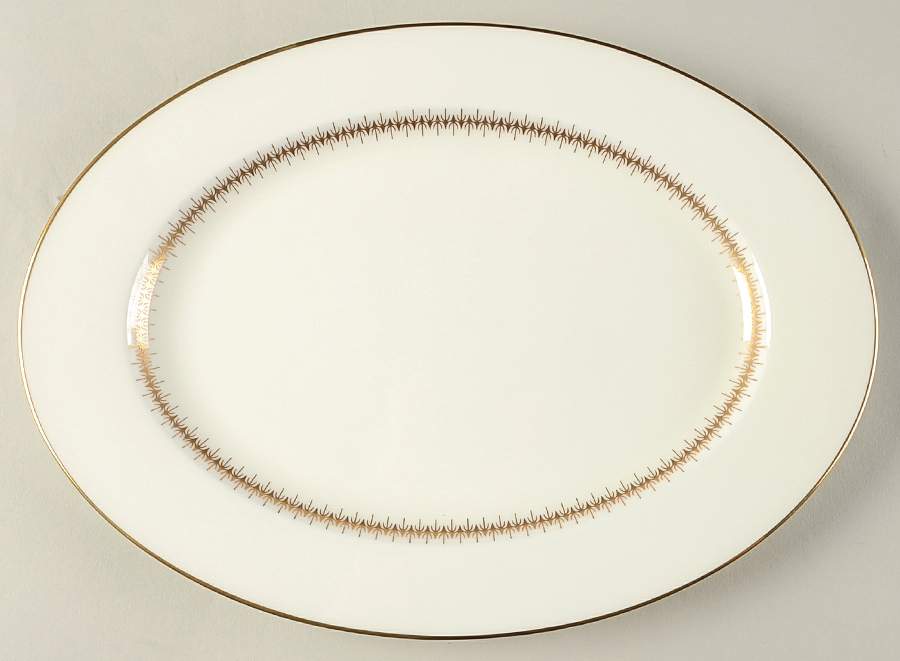 Bryn Mawr 13" Oval Serving Platter by Mikasa-1