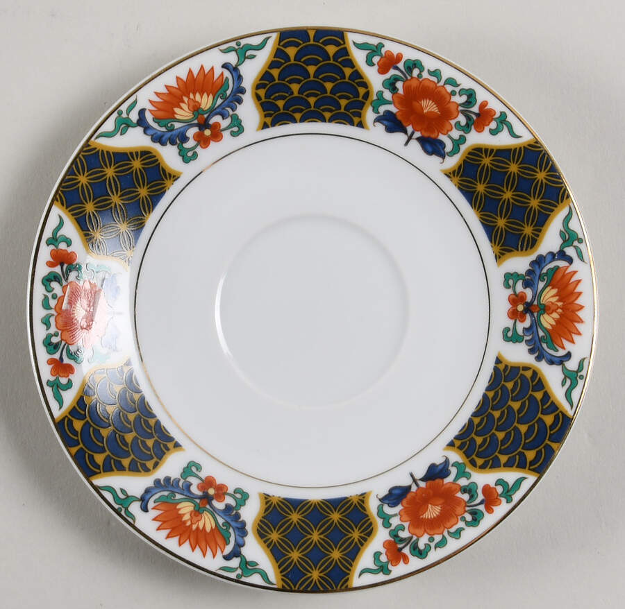 Brocade Saucer by Mikasa-1