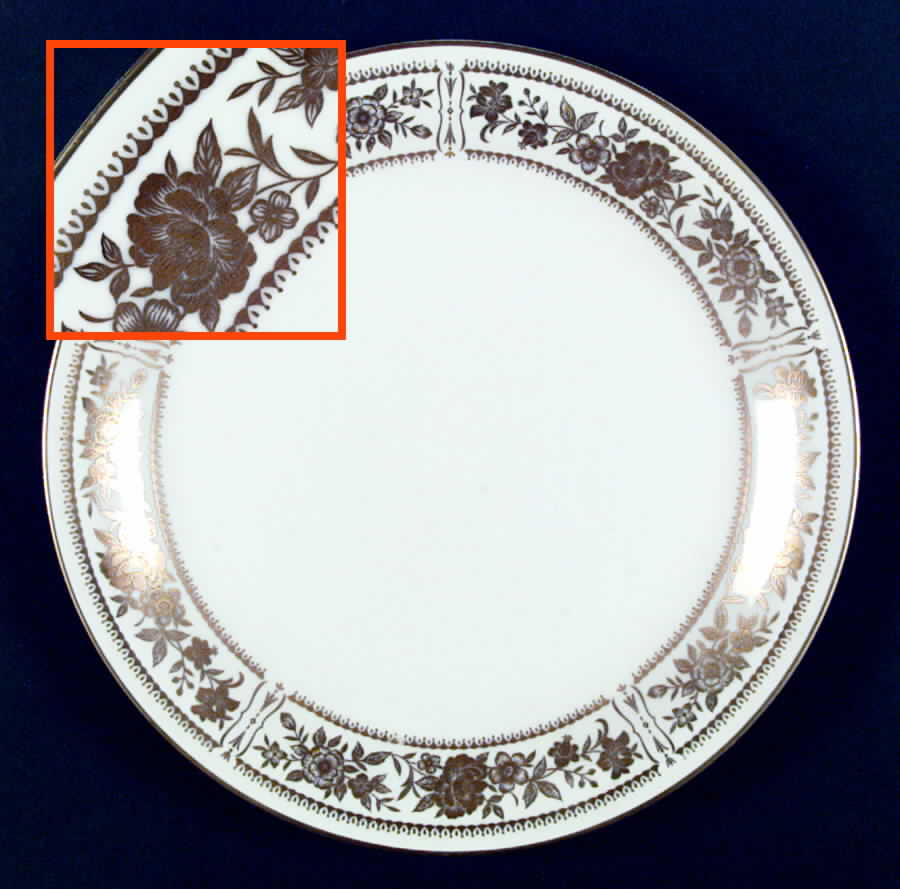 Brocade Dinner Plate by Mikasa-1