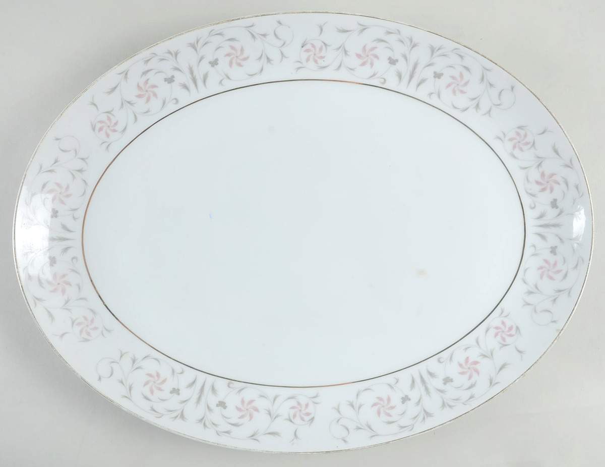 Brookmere 16" Oval Serving Platter by Mikasa-1