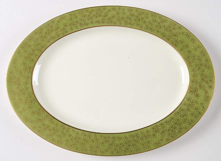 Brookmere 12" Oval Serving Platter by Mikasa-1