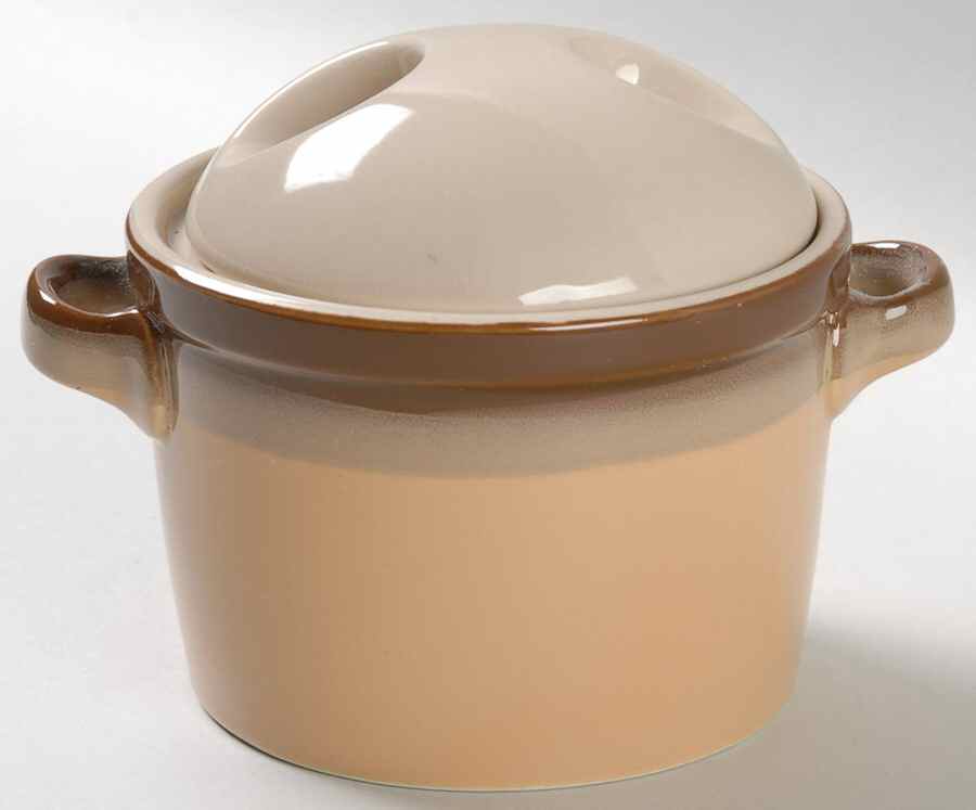 Brownstone Individual Casserole & Lid by Mikasa-1