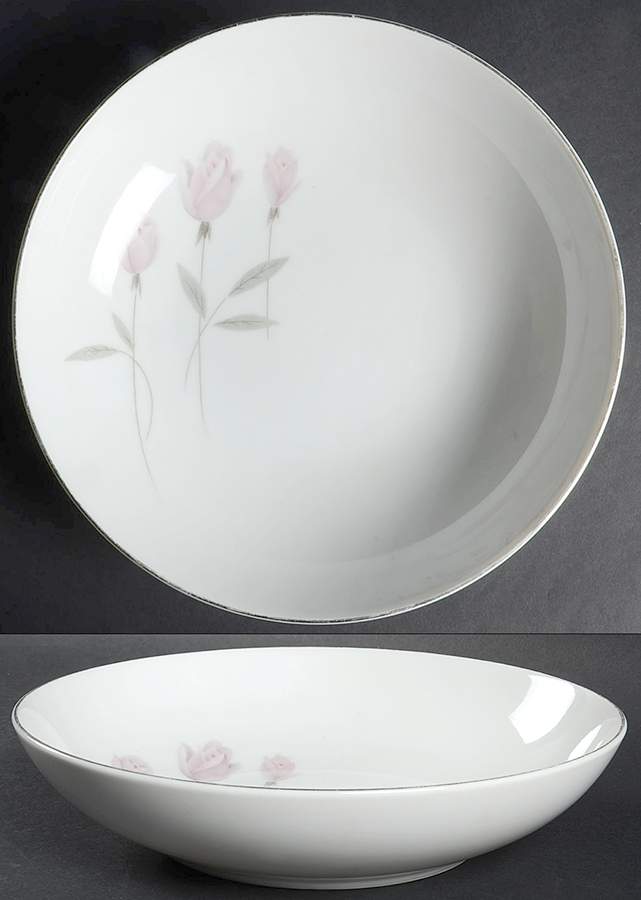 Bridal Rose 9" Round Vegetable Bowl by Mikasa-1