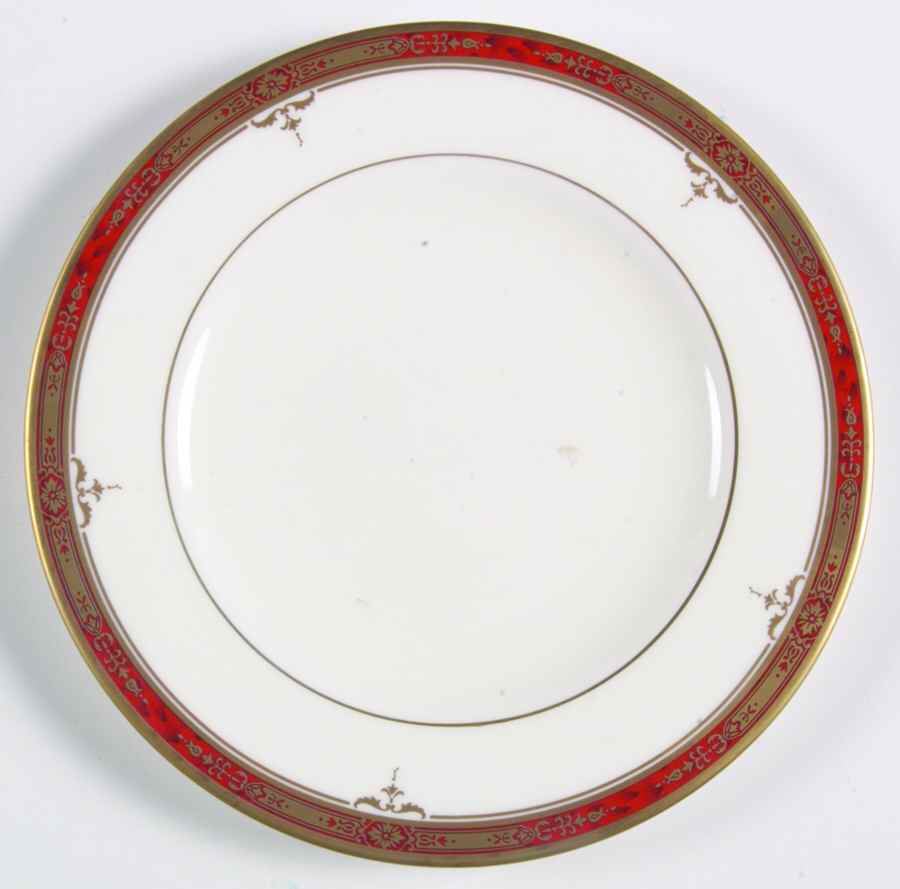 Brittany Red Bread & Butter Plate by Mikasa-1