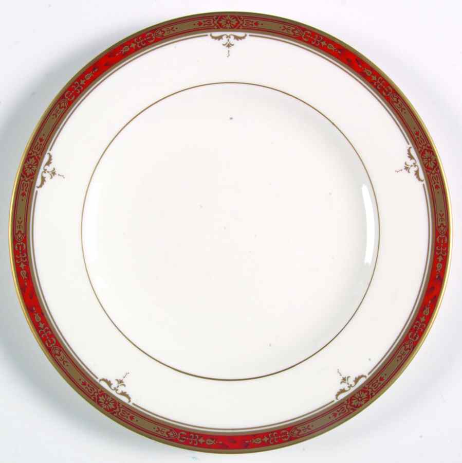 Brittany Red Salad Plate by Mikasa-1