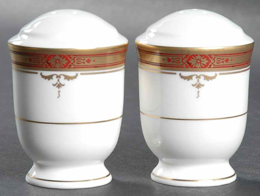 Brittany Red Salt & Pepper Set by Mikasa-1