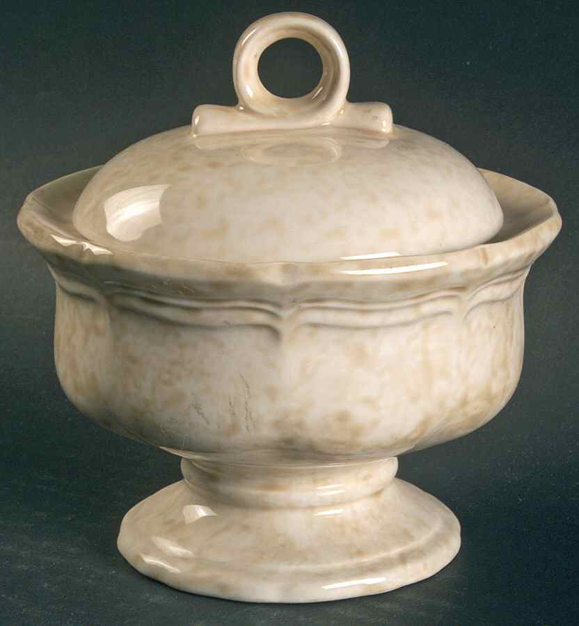 Brown Sugar Sugar Bowl & Lid by Mikasa-1