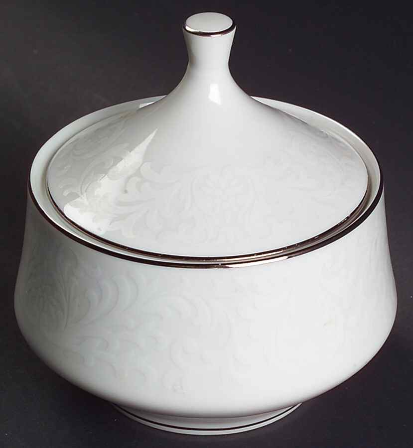 Bridal Veil Sugar Bowl & Lid by Mikasa-1
