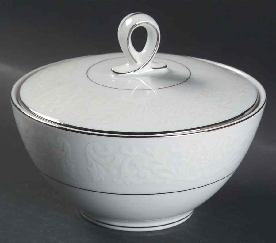 Bridal Veil Sugar Bowl & Lid by Mikasa-1