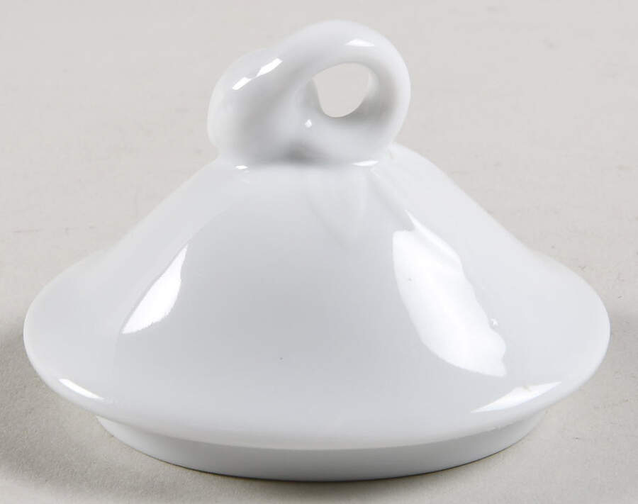 Bridal Veil White Lid for Sugar Bowl by Mikasa-1