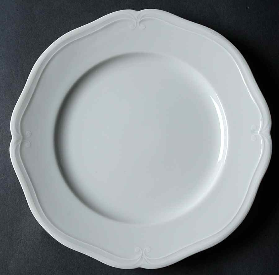 Bridal Veil White Salad Plate by Mikasa-1
