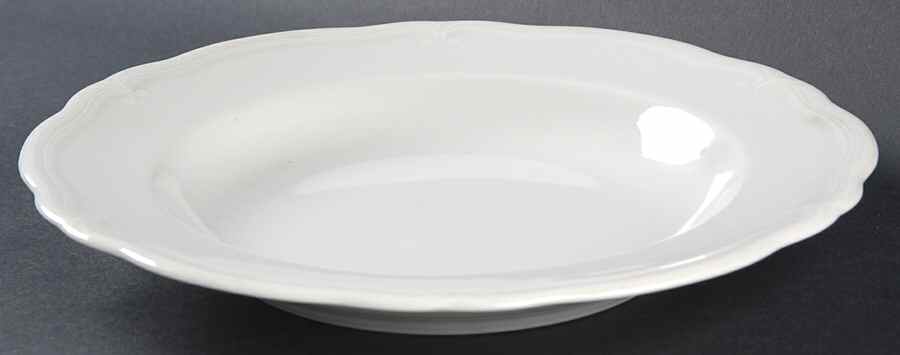 Bridal Veil White Large Rim Soup Bowl by Mikasa-1