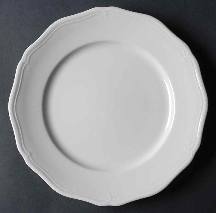 Bridal Veil White Dinner Plate by Mikasa-1