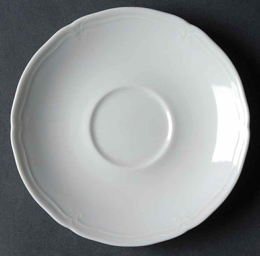 Bridal Veil White Saucer by Mikasa-1