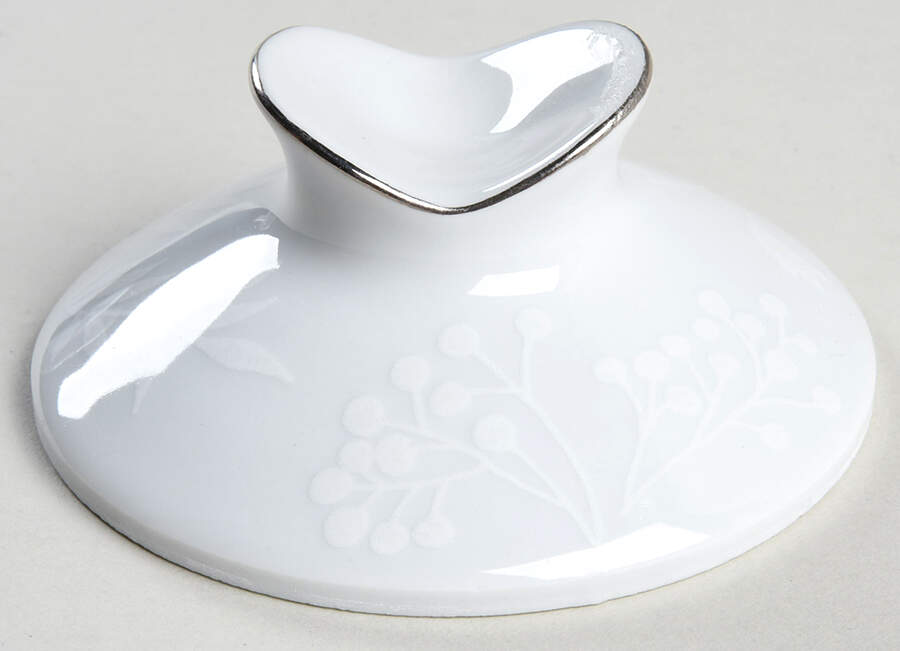 Bridal Veil Lid for Sugar Bowl by Mikasa-1