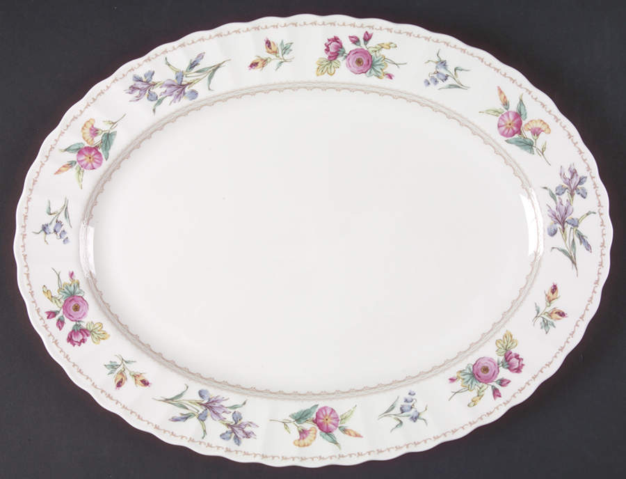 Brywood 14" Oval Serving Platter by Mikasa-1
