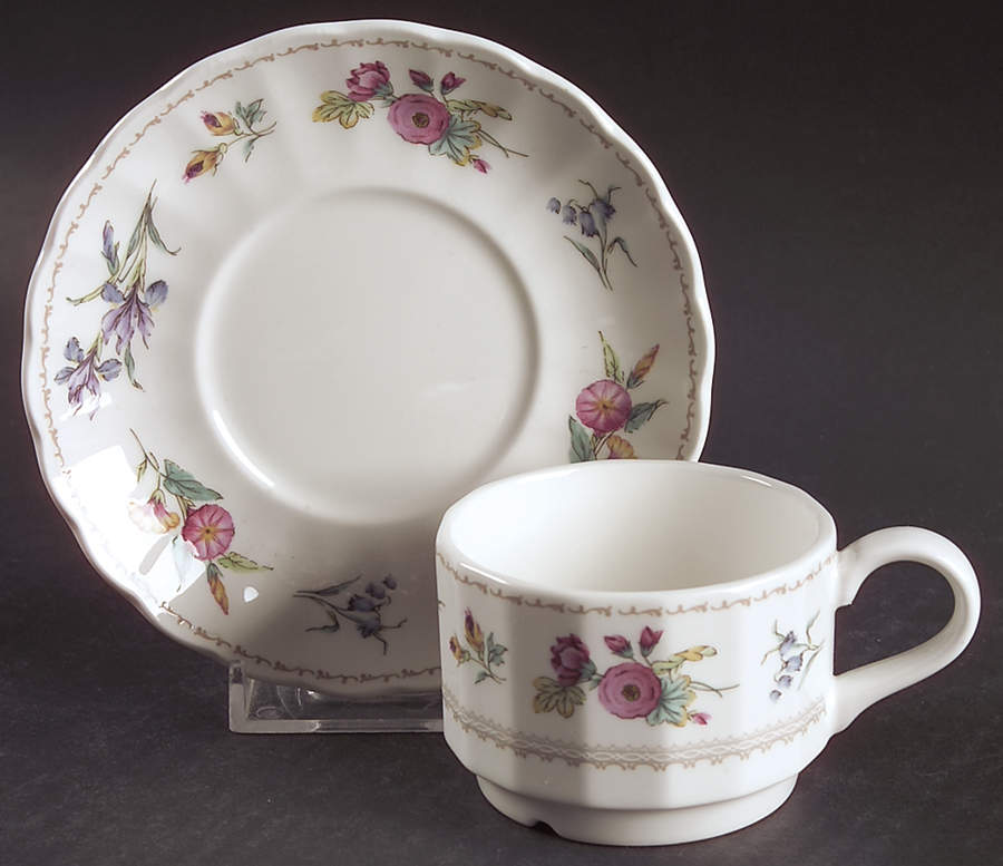 Brywood Flat Demitasse Cup & Saucer Set by Mikasa-1