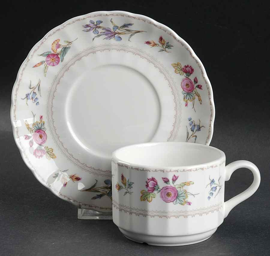 Brywood Flat Cup & Saucer Set by Mikasa-1