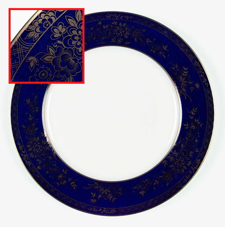 Buckingham Cobalt Blue Dinner Plate by Mikasa-1