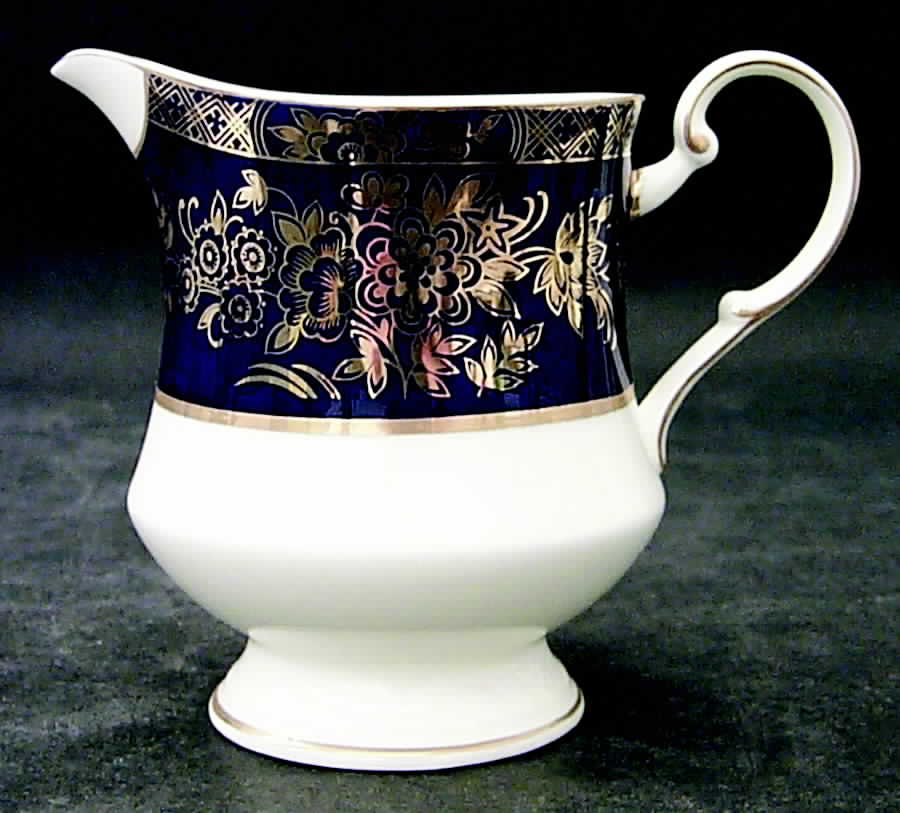 Buckingham Cobalt Blue Creamer by Mikasa-1