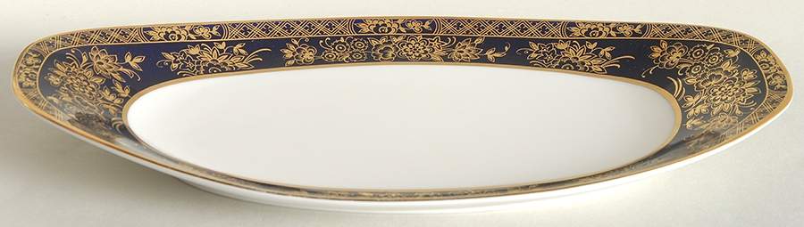 Buckingham Cobalt Blue Butter Tray by Mikasa-1