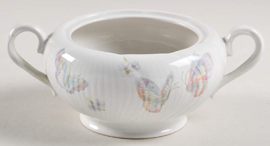 Butterfly Kiss Sugar Bowl No Lid by Mikasa-1