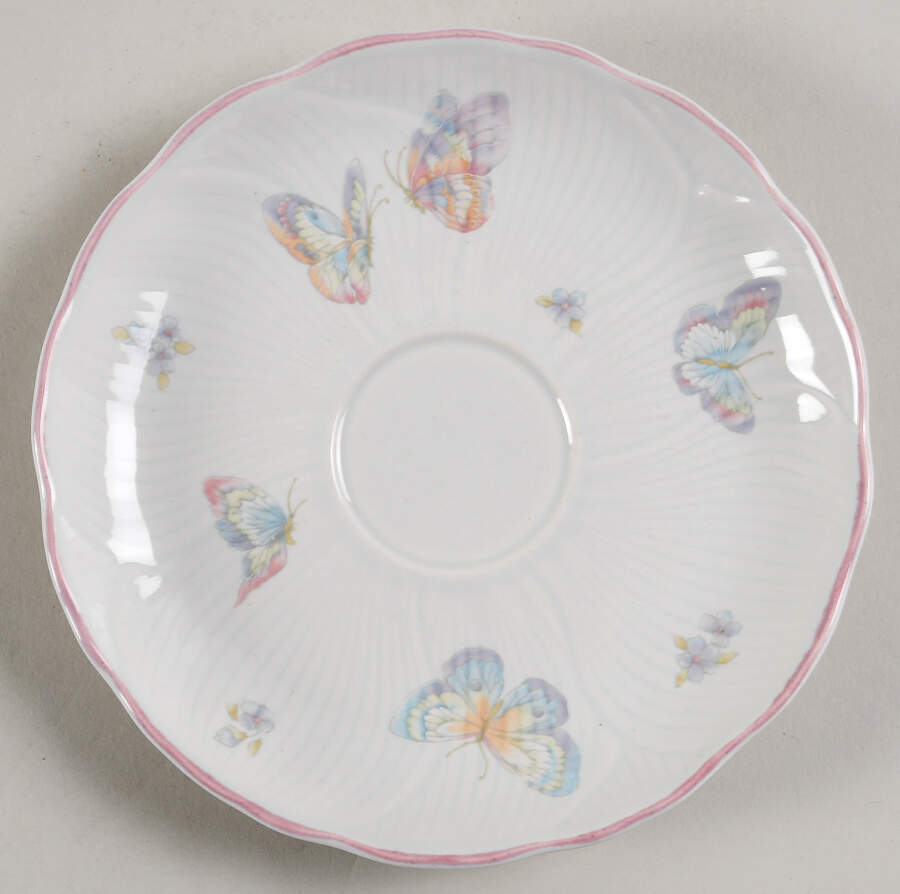 Butterfly Kiss Saucer by Mikasa-1
