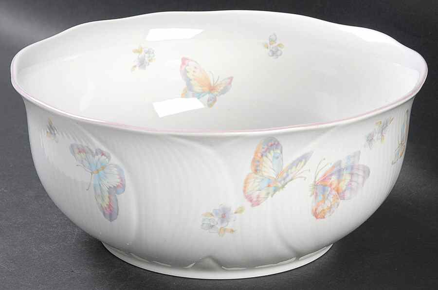 Butterfly Kiss 8" Round Vegetable Bowl by Mikasa-1