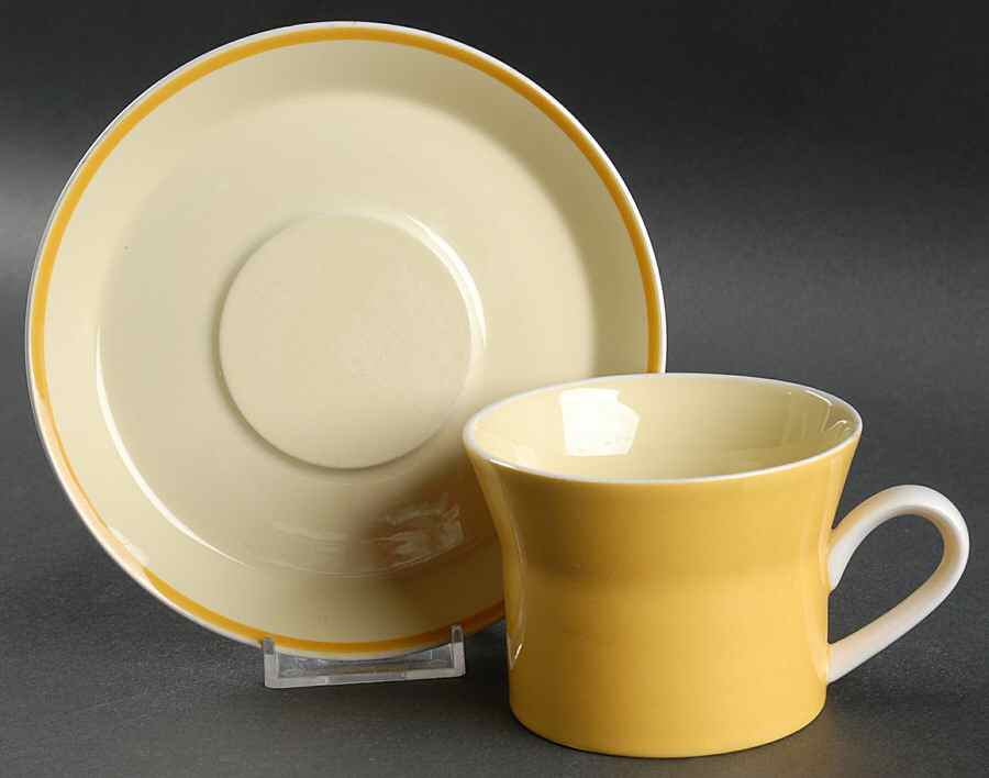 Butternut Flat Cup & Saucer Set by Mikasa-1