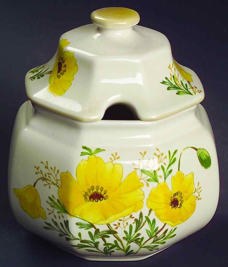 Buttercup Sugar Bowl & Lid by Mikasa-1